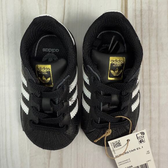 Adidas Superstars Toddler Sneakers‎ 4C - Picture 2 of 5